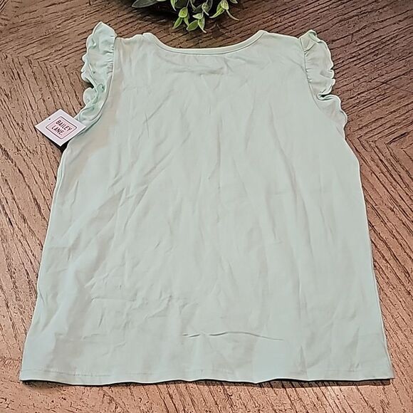 Mermaid cotton shirt size L 12-14 NWT sea green color - Picture 5 of 6